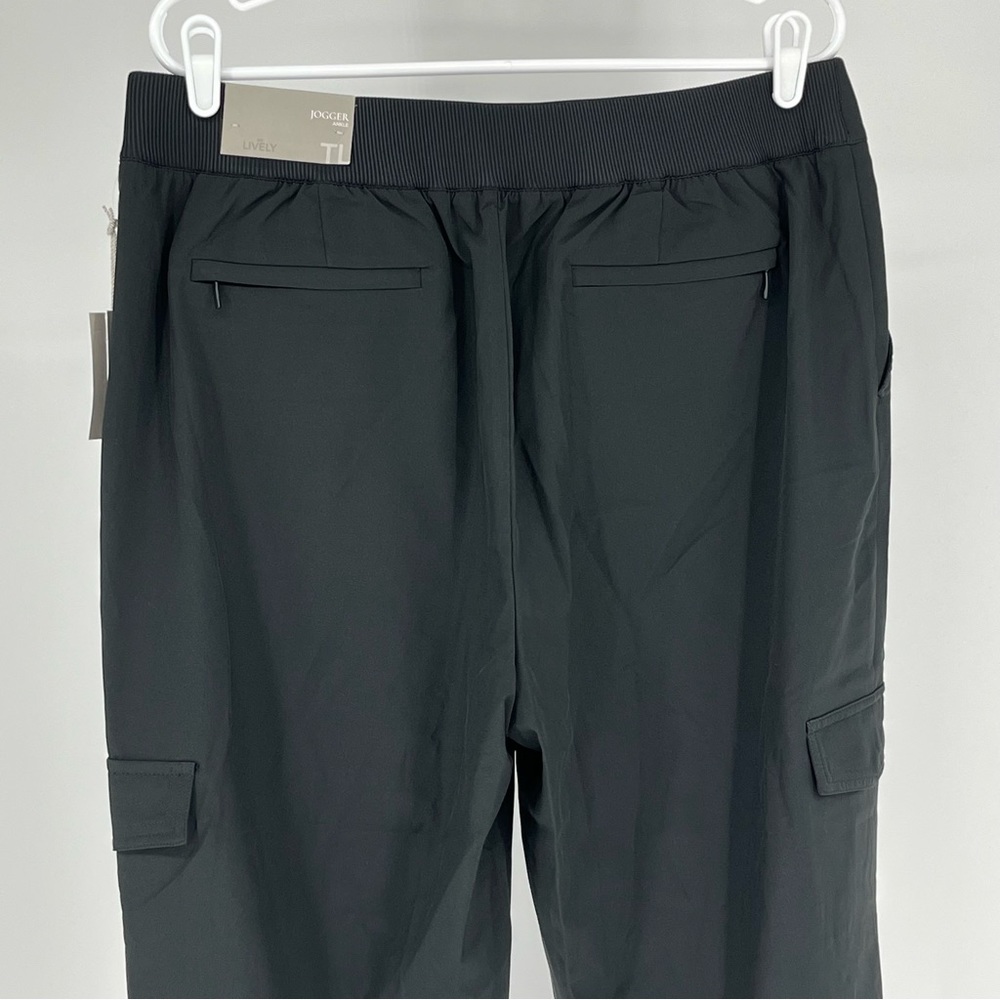 SOFT SURROUNDINGS NWT TALL GO LIVELY CARGO BLACK PANTS TALL LARGE - Picture 10 of 13
